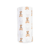 Muslin Cotton Swaddle Blanket  - Vintage Bears