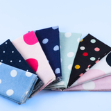 Reusable Non-Paper Towels on a Kraft Tube - Polka
