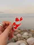 Nautical Lobster -Vinyl Sticker