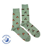 Canoe & Campfire Mid-Calf Socks