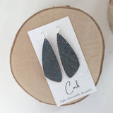 Sea Blue Cork Earrings