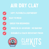 Ladybug DIY Air Dry Clay Kit