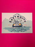 Geese Atop the Ferry Postcard