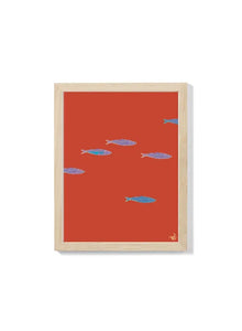 Fish Radar Art Print