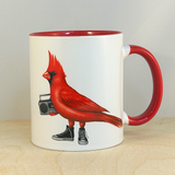 Cardinal Wearing Shoes Mug