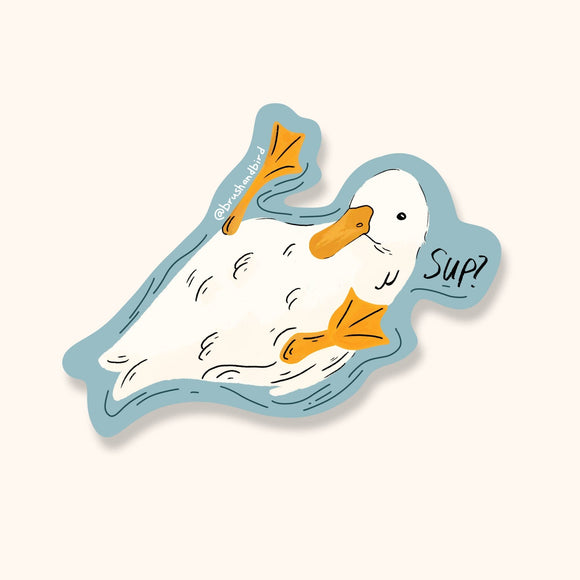 Duck Sticker - Sup?