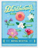 Flower Streets of Dartmouth Fridge Magnet