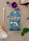 Seed Packet & Cocktail Recipe - Edible Flowers