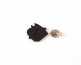 Cat in Box Enamel Pin