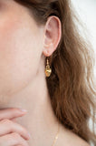 Strawberry Earrings: Yellow Gold