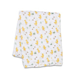 Muslin Cotton Swaddle Blanket - Ducks