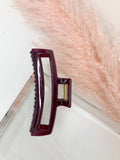 Jumbo Jelly Claw Clip - Berry