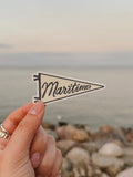 Maritimer - Nautical Pennant Vinyl Sticker
