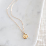 Lavender Necklace: Gold