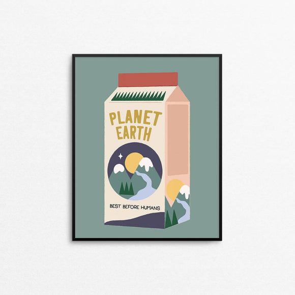 Best Before Humans Art Print