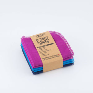 Cloth Wipes: Jewel Tones / 10pk