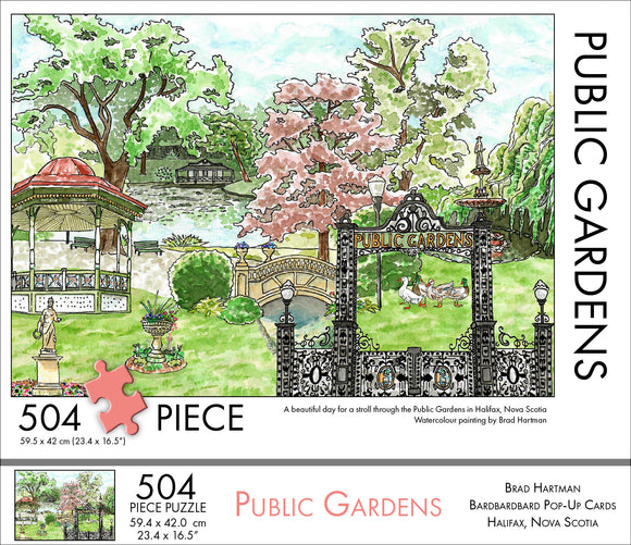 *PRE-ORDER* Public Gardens 504 Piece Puzzle