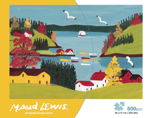 Maud Lewis Coastal Scene Puzzle