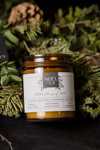 Holly & Ivy - Wood Wick Candle