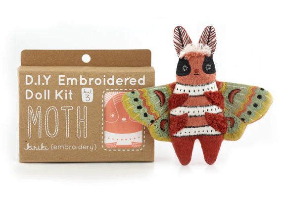 DIY Embroidery Kit - Moth