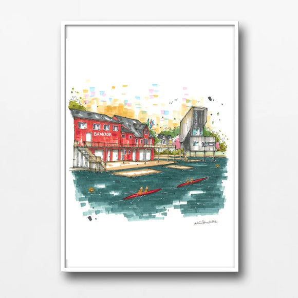 Lake Banook Art Print