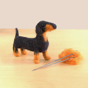 Dachshund Needle Felting Kit