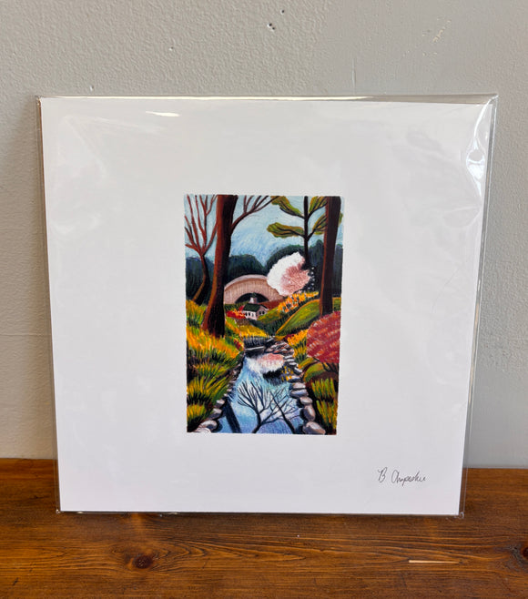 Public Gardens  Print 8x8