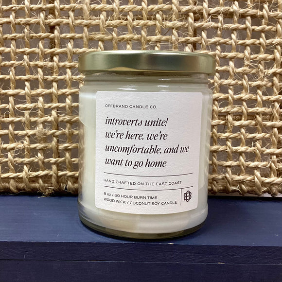 introverts unite! candle