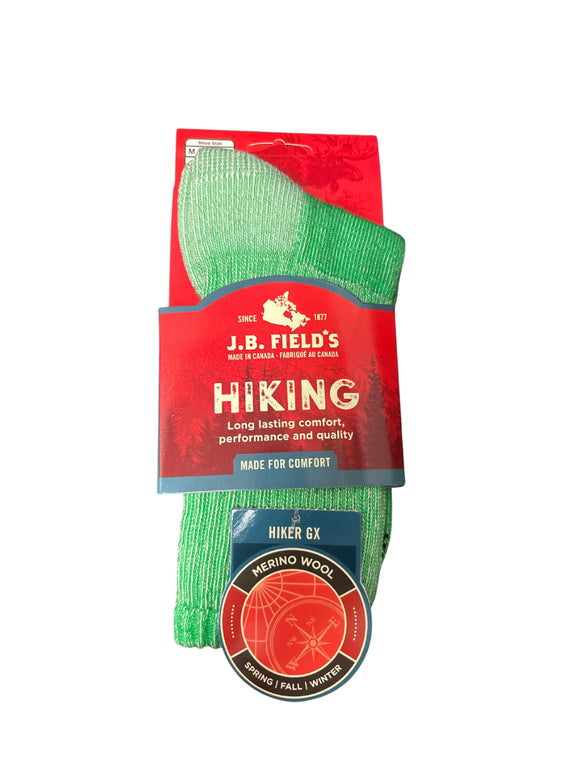 Merino Hiking Socks - Kelly Green - Medium