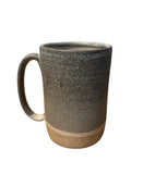 Tall Black Rock Stoneware Mug - Assorted Colours