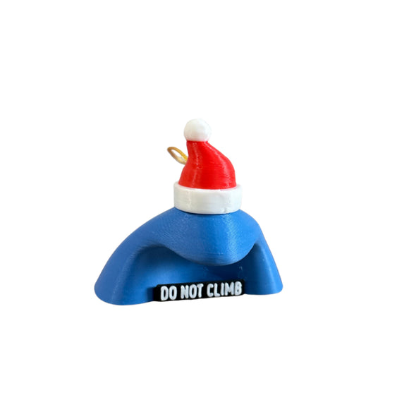 Wave Ornament - Santa Hat
