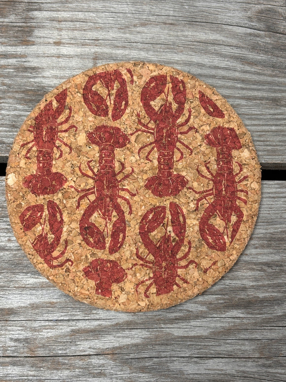 Cork Coaster - Lobsters