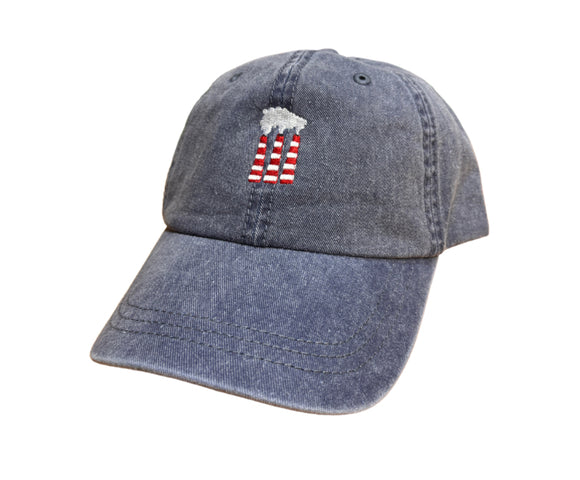 Smokestack Twill Hat -Navy Denim