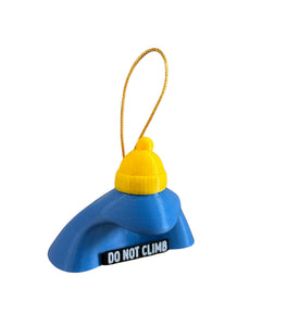 Wave Ornament - Yellow Toque