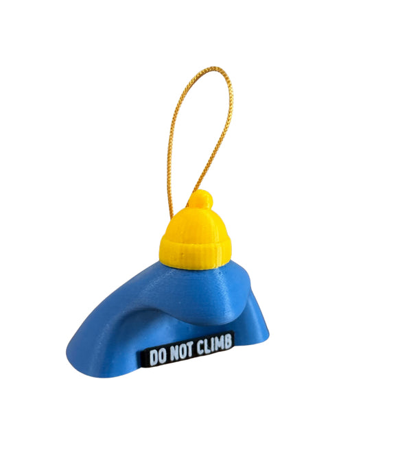 Wave Ornament - Yellow Toque