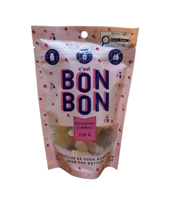 Sour Pop Bottles Candy 150g