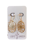 Laceflower Hoop Earrings