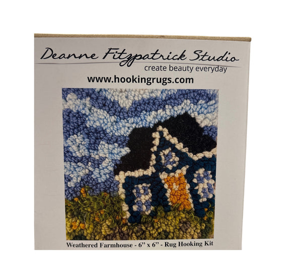 Weathered Farmhouse Rug Hooking Kit