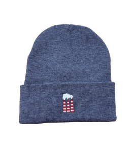 Smokestack Toque - Heather Navy