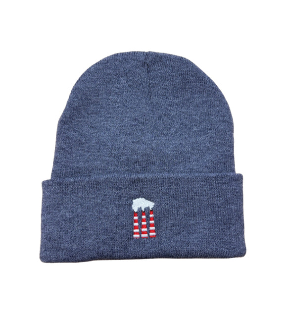 Smokestack Toque - Heather Navy