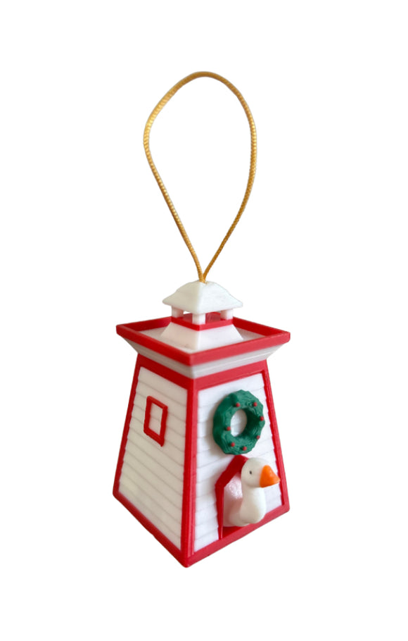 Goose in Lighthouse Ornament - Wreath