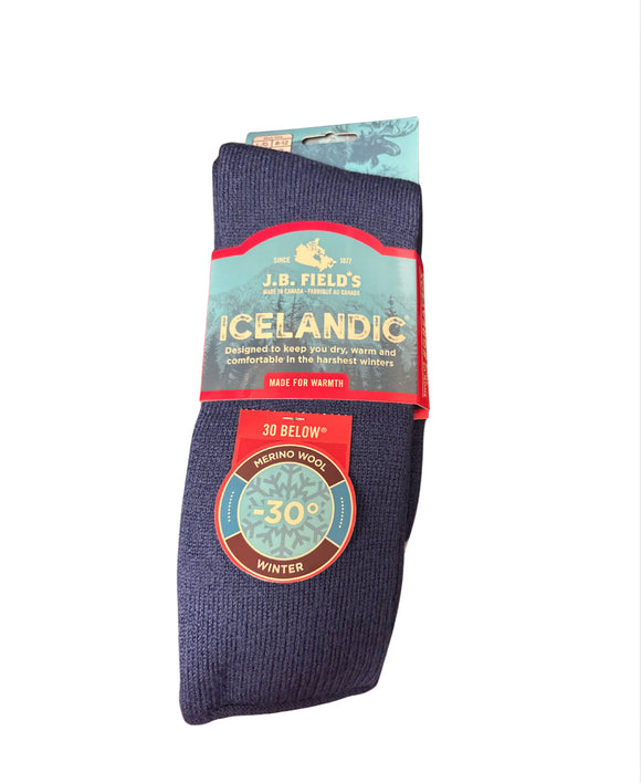 Icelandic Thermal Socks - Large - Denim