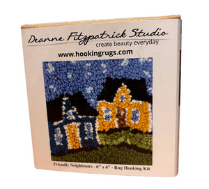 Friendly Neighbours Rug Hooking Kit