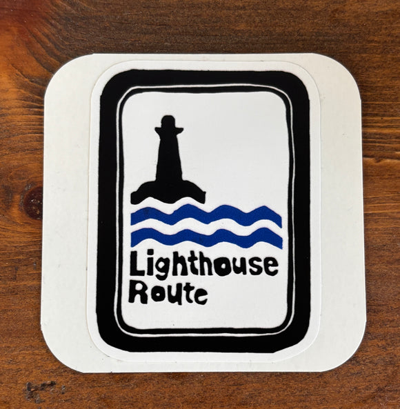 Lighthouse Route Sticker