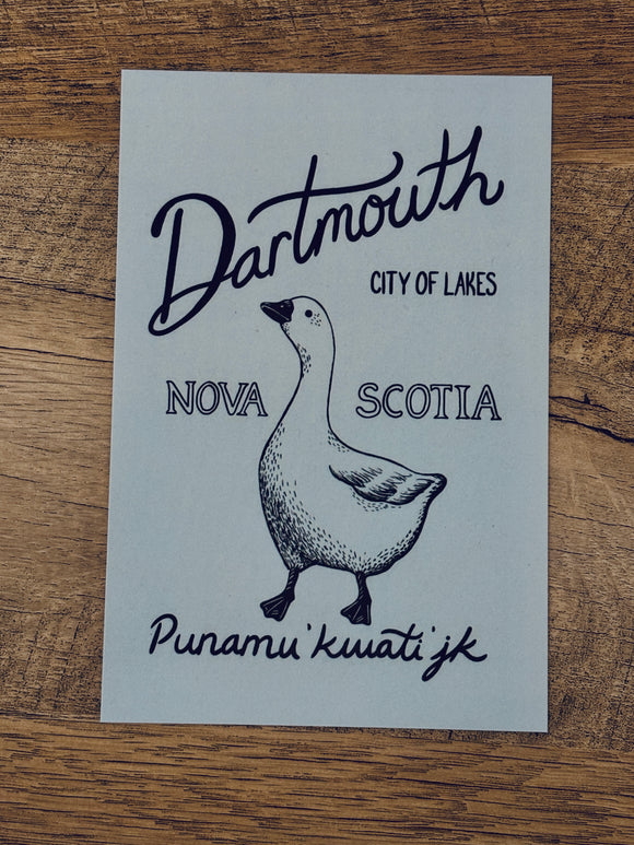 Dartmouth Goose Postcard