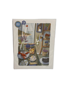 Seaside Cottage Kitchen Art Print