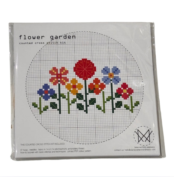 Flower Garden Cross Stitch Kit