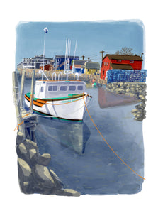 Fisherman's Cove Art Print