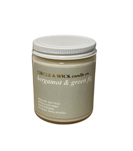 Bergamot and Green Fig Candle 9oz