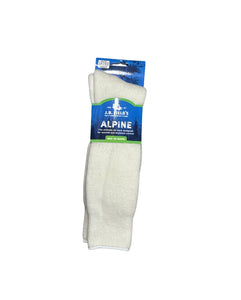 J.B. Fields Alpine Merino Wool Socks - White